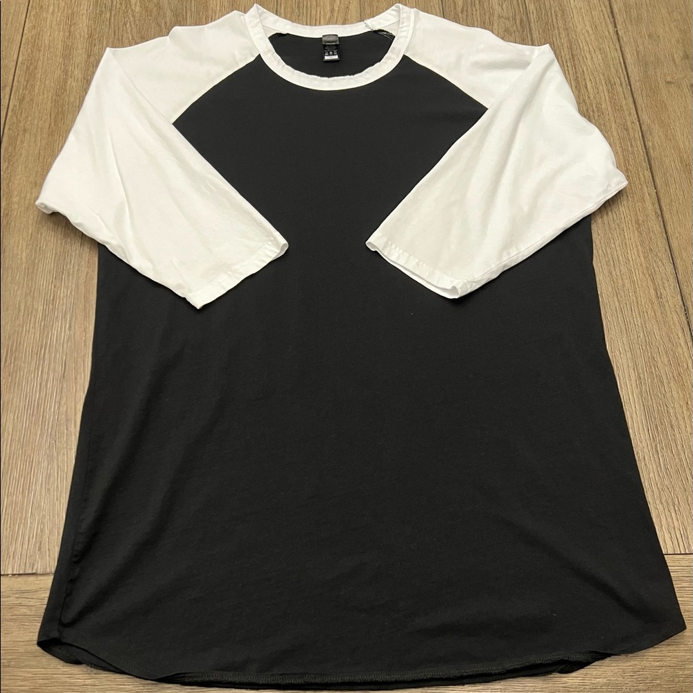 AS Colour Black & White Raglan